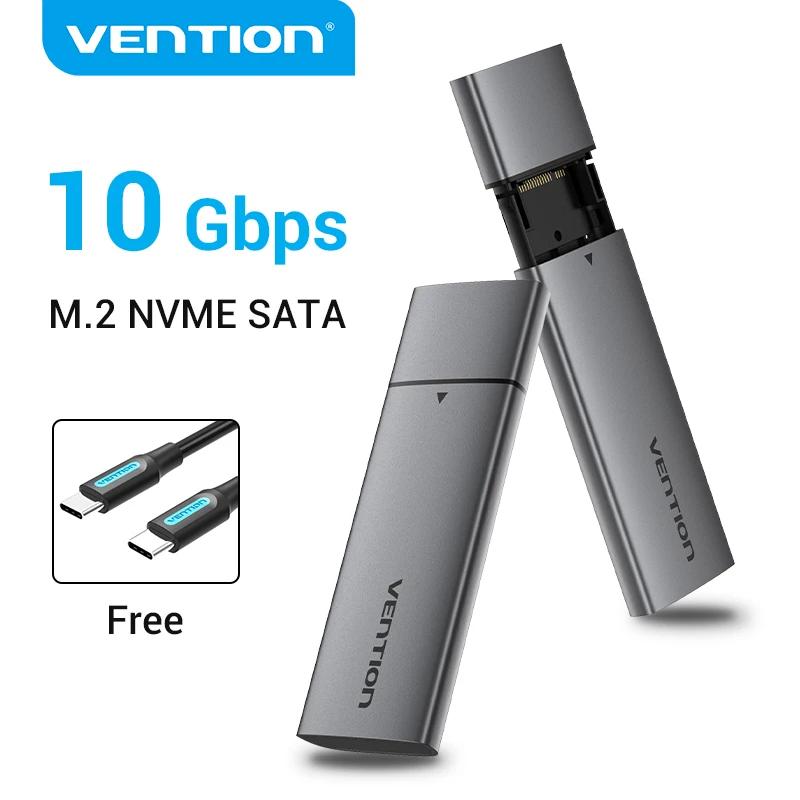 Vention M.2 NVMe SSD Ŭ, NVMe SATA-USB 3.1 Gen2 C, 10Gbps SSD ,  ޴ º PC, USAP NVMe M2 SSD ̽